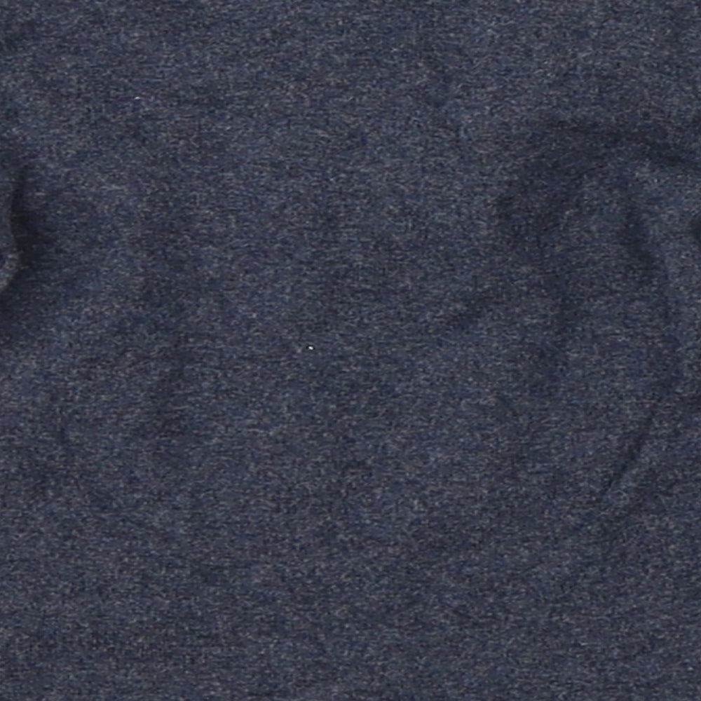 Brand and care label for H&M Baby Blue Basic T-Shirt, size 3-6, Months