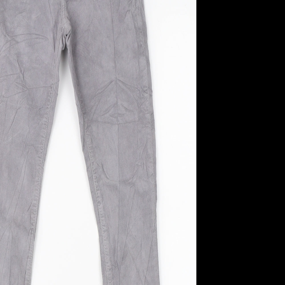 Jack Wills Mens Grey  Denim Straight Jeans Size 25 in L32 in