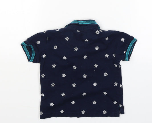 LOLA MAVERICK Boys Blue Basic T-Shirt Size 12-18 Months