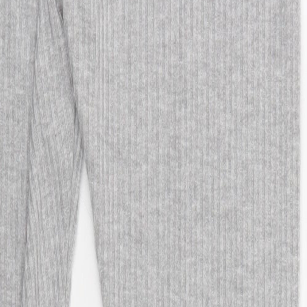 Preworn Girls Grey Jegging Trousers Size 12-13 Years