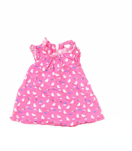 Mini Club Girls Purple T-Shirt Dress Size 3-6 Months