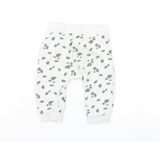 Disney Boys Grey Animal Print Sweatpants Trousers Size 6-9 Months - DISNEY