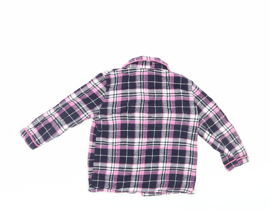 YD Girls Multicoloured Check Top Pyjama Top Size 4-5 Years