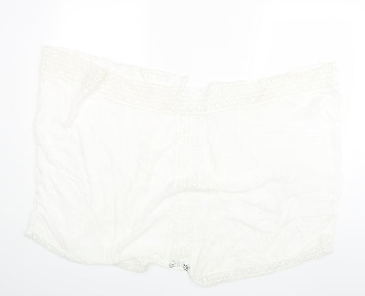 New Look Womens White Cape Jumper Size 12
