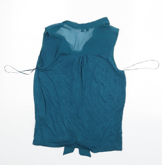 New Look Womens Green Basic Blouse Size 12