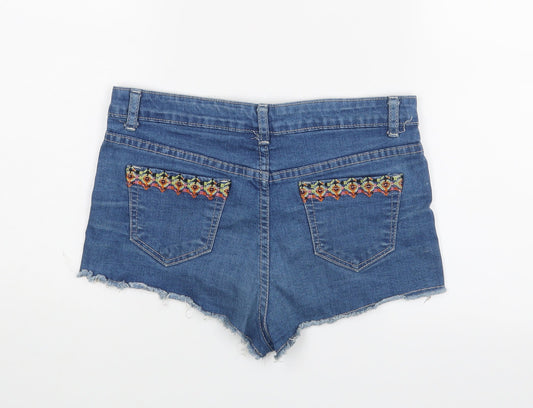 Lottie Girls Black Hot Pants Shorts Size 12 Years