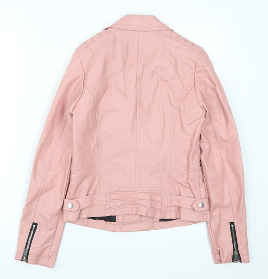 Preworn Womens Pink Jacket Size 8