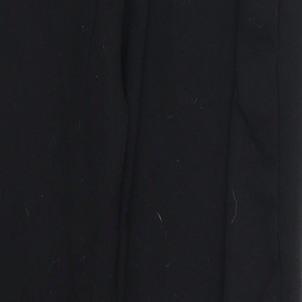 Preworn Womens Black Sweatpants Trousers Size 8 L27 in