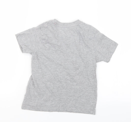 Pep&Co Boys Grey Basic T-Shirt Size 5-6 Years