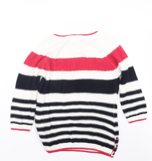 Per Una Womens Blue Knit Pullover Jumper Size 10