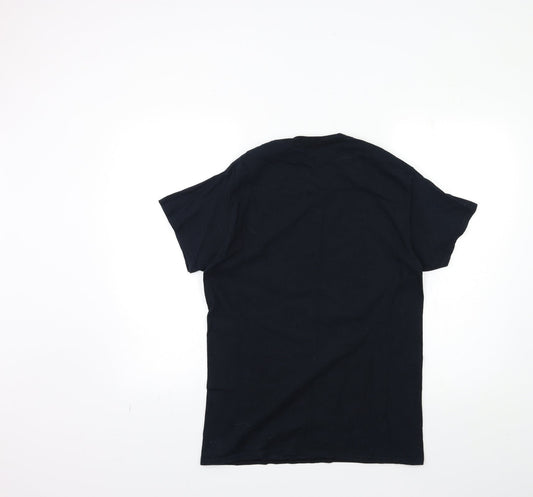 Topshop Womens Black Basic T-Shirt Size S