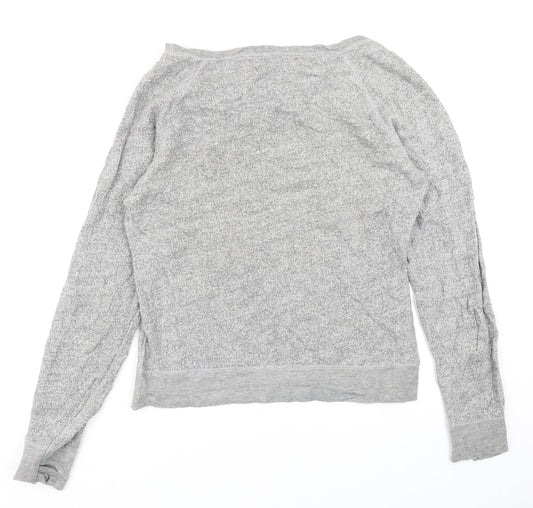 Pressbox Womens Grey Pullover Sweatshirt Size S