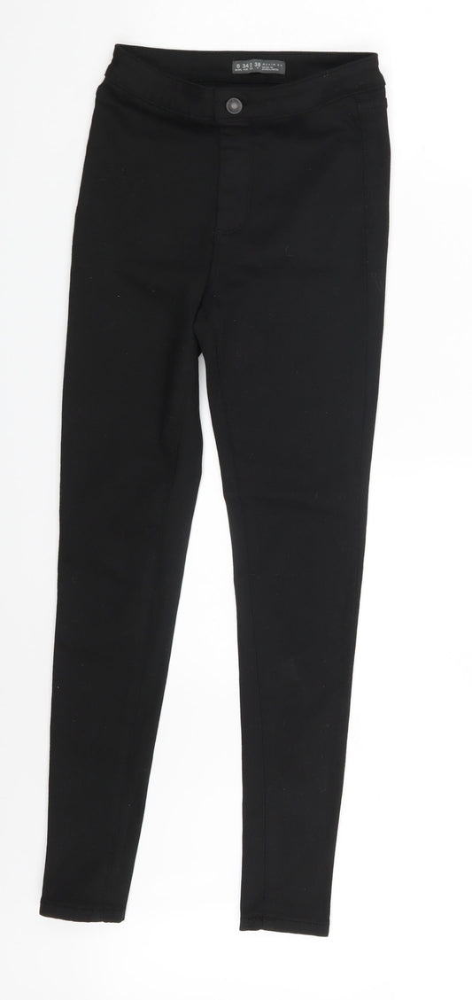 Denim & Co. Womens Black Jegging Leggings Size 6 L27 in