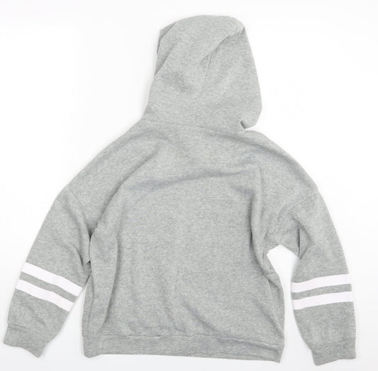 Fancyqube Boys Grey Pullover Hoodie Size S