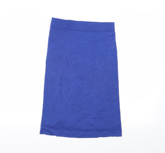 vila clothes Womens Blue Straight & Pencil Skirt Size M - Stretch waistband