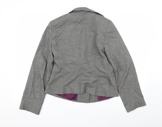 Wallis Womens Grey Jacket Blazer Size 12
