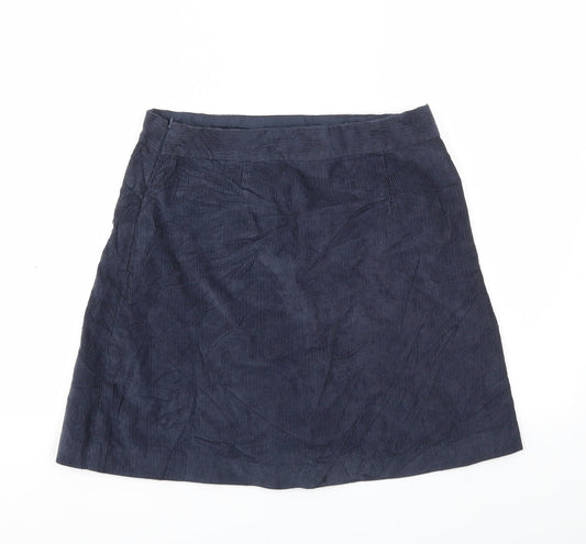 falmen Womens Blue A-Line Skirt Size 10