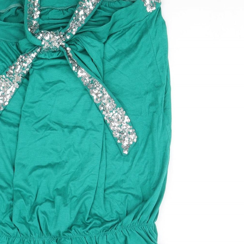 Dorothy Perkins Womens Green Camisole Tank Size 14