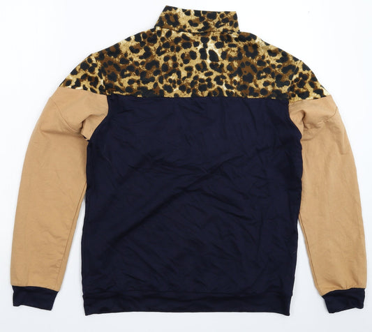 Sheshow Womens Multicoloured Animal Print Jacket Size M