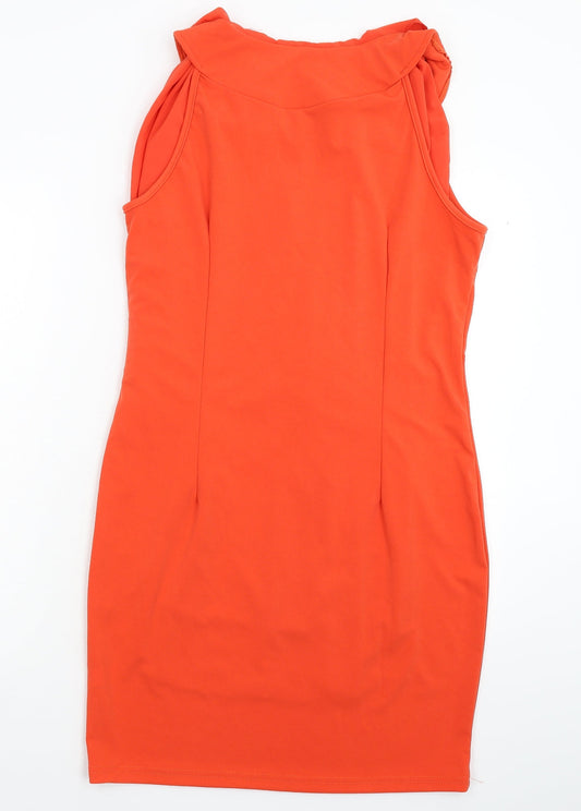 Preworn Womens Orange Bodycon Size XL