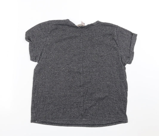 FOREVER 21 Womens Grey Basic T-Shirt Size XL