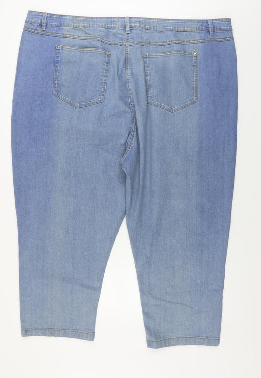 crop Mens Blue Straight Jeans Size 30 in L32 in