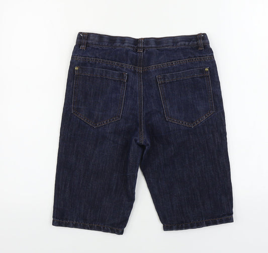R Essential Boys Blue Cropped Trousers Size 12 Years