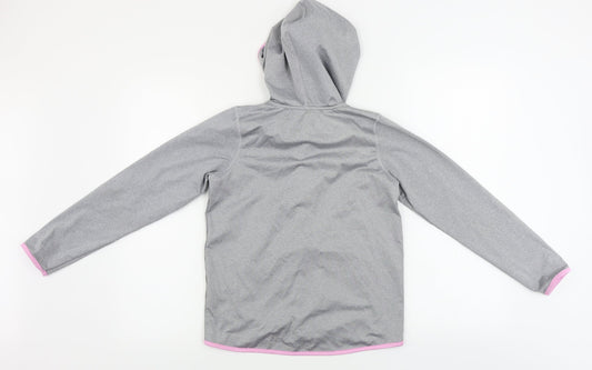 soulux Girls Grey Jacket Coat Size 12-13 Years