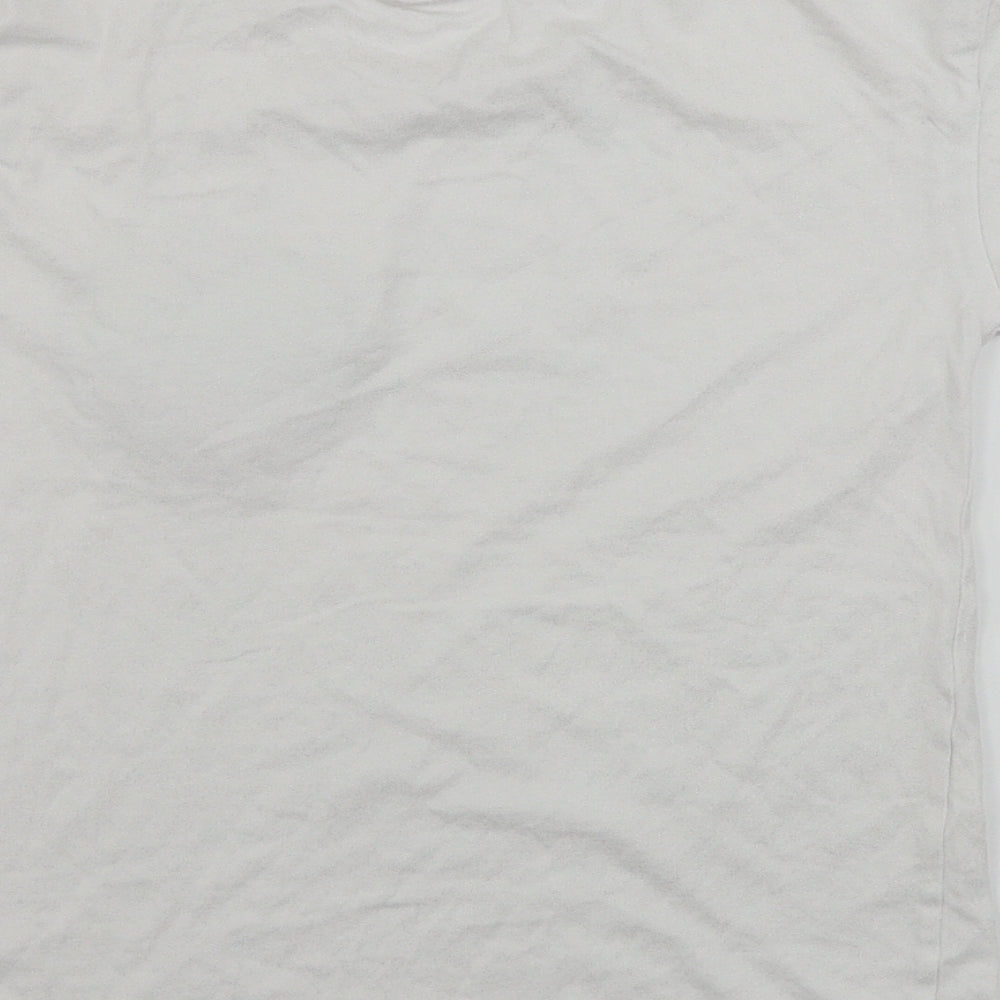 George Girls White Basic T-Shirt Size 9-10 Years