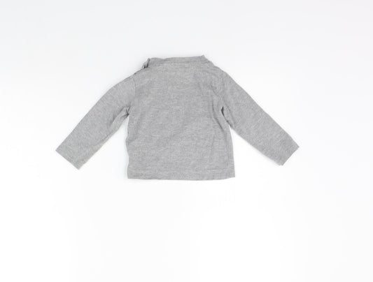TU Girls Grey Basic T-Shirt Size 6-9 Months