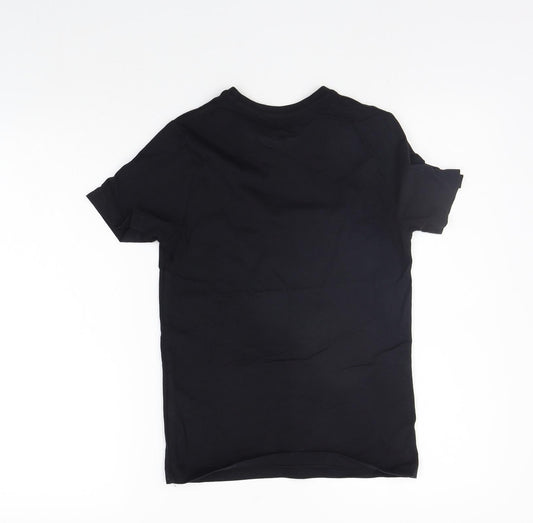 Jeff & Co Girls Black Basic T-Shirt Size 8-9 Years - NYC