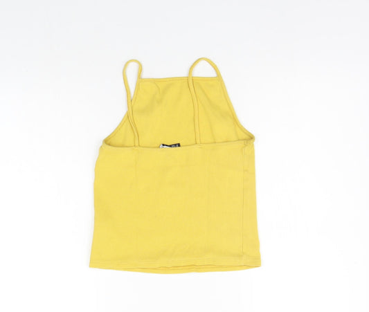 New Look Womens Yellow Basic Tank Size 14