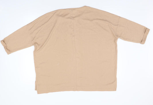 New Look Womens Beige Pullover Jumper Size L