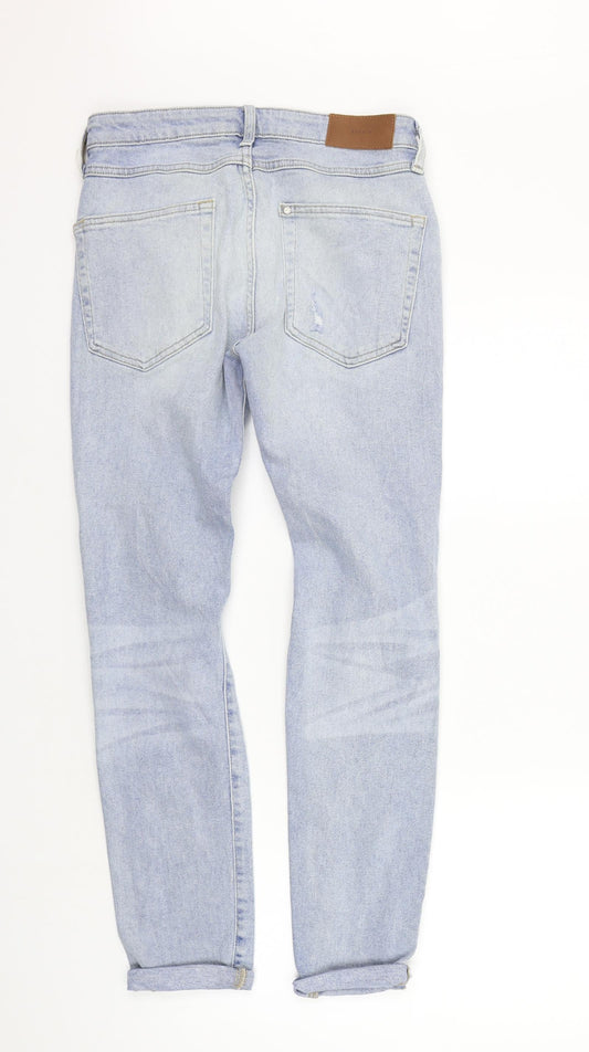H&M Womens Blue Straight Jeans Size 30 in L26 in
