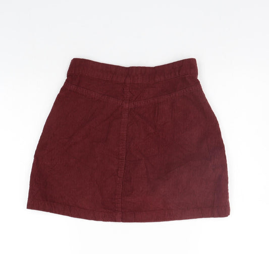 deniem co Womens Pink A-Line Skirt Size 6