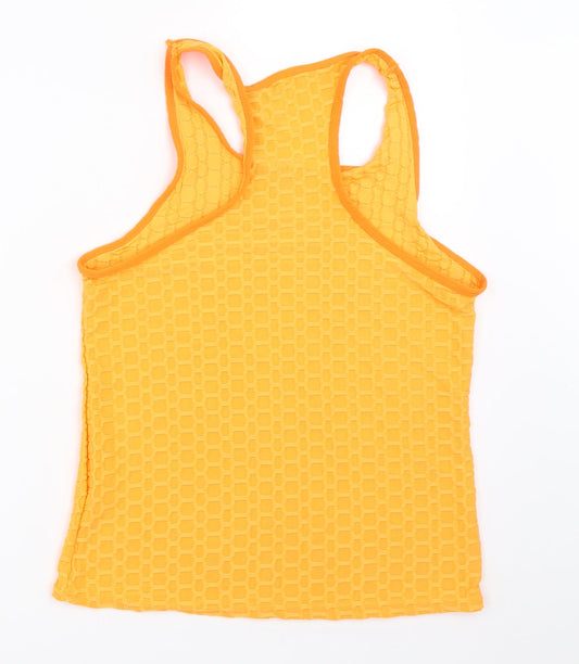 Preworn Womens Orange Basic Tank Size S