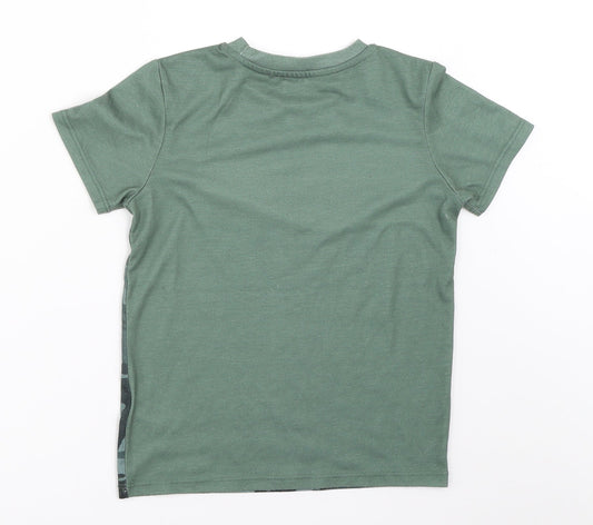 George Girls Green Basic T-Shirt Size 7-8 Years