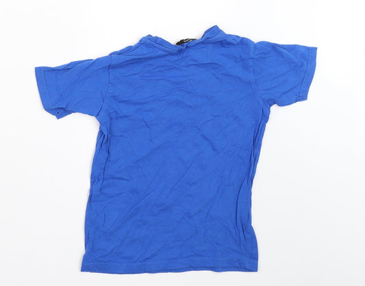 George Boys Blue Basic T-Shirt Size 5-6 Years