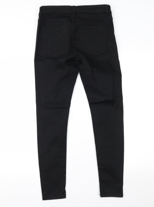 Very Womens Black Denim Skinny Jeans Size 10 L20 in