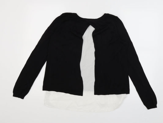 H&M Womens Black Pullover Jumper Size S