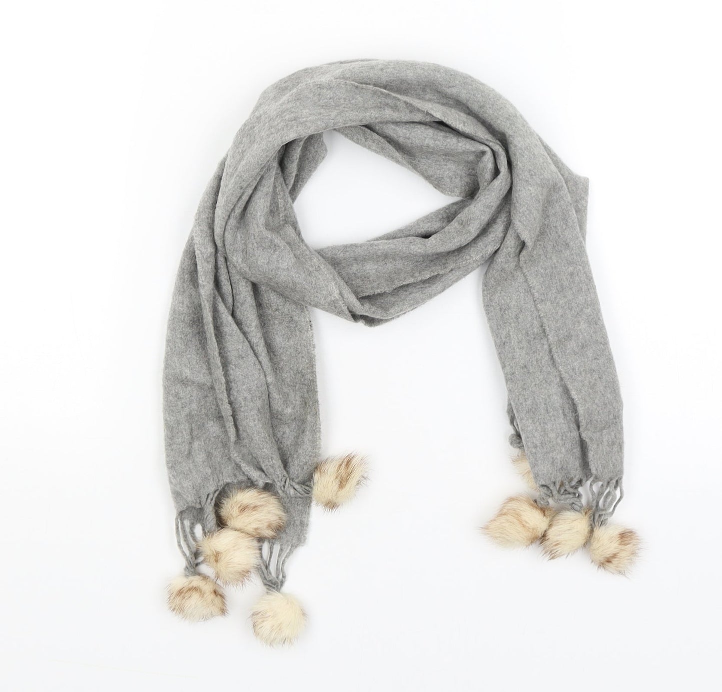 Preworn Womens Grey Scarf