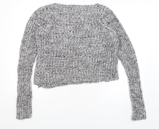 Brave Soul Womens Grey Pullover Jumper Size 14