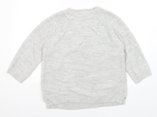 BHS Womens Grey Pullover Jumper Size 16