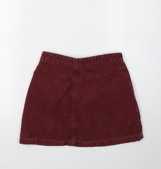 Denim & Co. Womens Pink A-Line Skirt Size 8