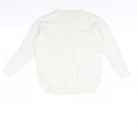 New Look Womens Ivory Pullover Jumper Size 10