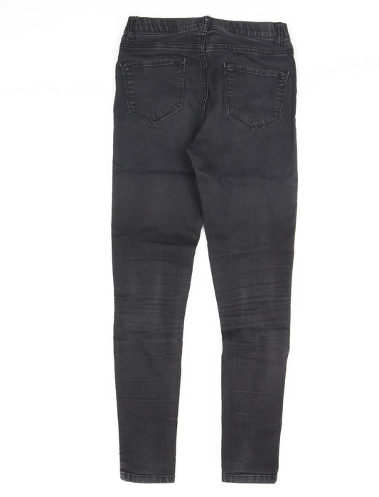 New Look Womens Black Denim Skinny Jeans Size 10 L29 in