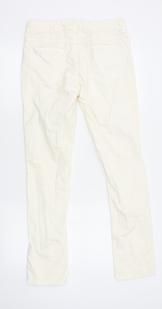 FC Jeans Womens Ivory Straight Jeans Size 10 L29 in