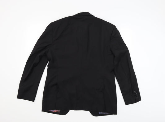 Harris&Howard Mens Black Jacket Blazer Size 42