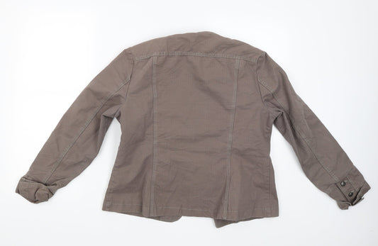 M&Co Womens Grey Jacket Coat Size 14
