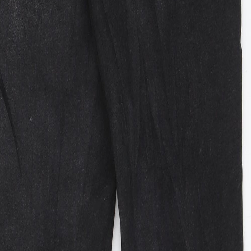 Brand and care label for Denim & Co. women’s black denim skinny jeans, size UK 10, 28-inch leg